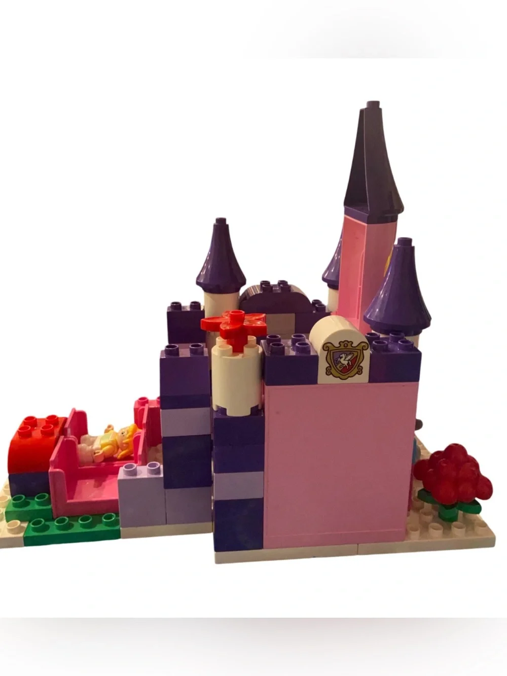 LEGO Duplo  CASTLE Replacement Mixed Parts LOT Of 100 + Pieces Bed Towers READ